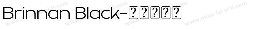 Brinnan Black字体转换